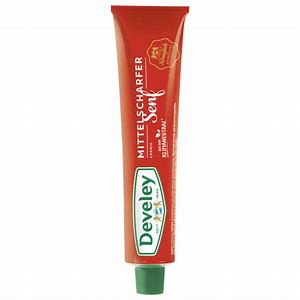 Develey Mittelscharfer Senf - Mild Tube 100ml